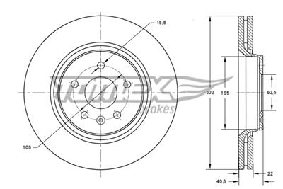 TOMEX Brakes TX 74-14 EAN: 5901646604667.