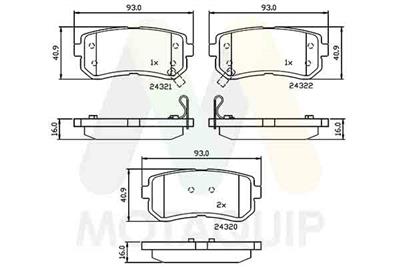 MOTAQUIP LVXL1310 EAN: 5056462420165.