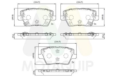 MOTAQUIP LVXL2050 EAN: 5056462431550.