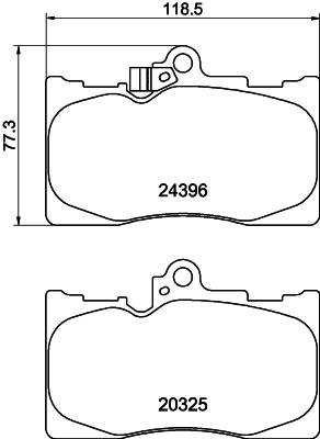 HELLA PAGID 8DB 355 012-121 Číslo výrobce: T1529. EAN: 4082300356434.