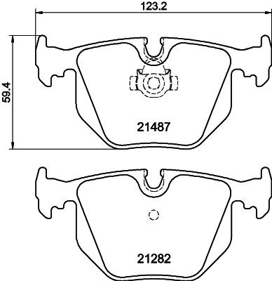 HELLA PAGID 8DB 355 008-091 Číslo výrobce: T1117. EAN: 4082300352405.
