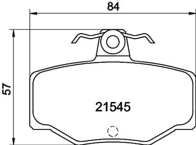 HELLA PAGID 8DB 355 018-021 Číslo výrobce: T5064. EAN: 4082300362336.