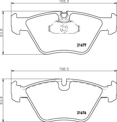 HELLA PAGID 8DB 355 007-961 Číslo výrobce: T1103. EAN: 4082300352276.