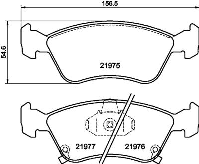HELLA PAGID 8DB 355 016-981 Číslo výrobce: T3089. EAN: 4082300361292.