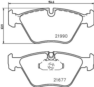 HELLA PAGID 8DB 355 010-711 Číslo výrobce: T1387. EAN: 4082300355024.