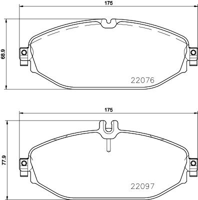 HELLA PAGID 8DB 355 021-921 Číslo výrobce: T2416. EAN: 4082300493573.