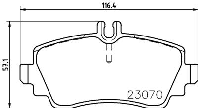 HELLA PAGID 8DB 355 018-311 Číslo výrobce: T5110. EAN: 4082300362626.