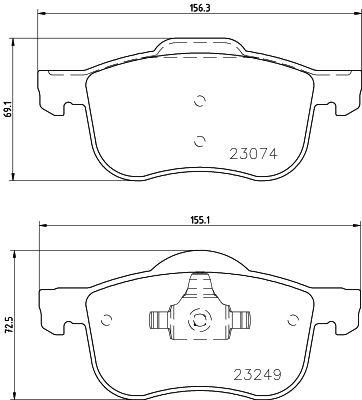 HELLA PAGID 8DB 355 006-851 Číslo výrobce: T1579. EAN: 4082300351163.