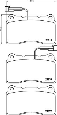 HELLA PAGID 8DB 355 018-361 Číslo výrobce: T5113. EAN: 4082300362671.