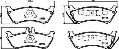 HELLA PAGID 8DB 355 009-241 Číslo výrobce: T1228. EAN: 4082300353556.
