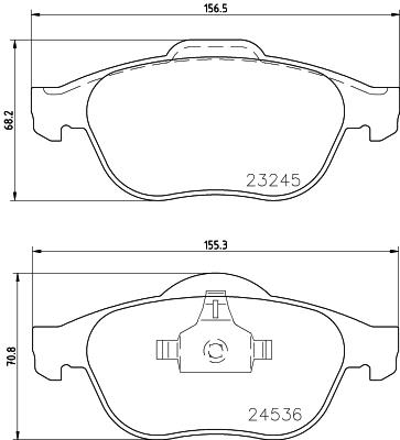 HELLA PAGID 8DB 355 009-101 Číslo výrobce: T1213. EAN: 4082300353419.