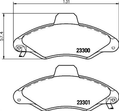 HELLA PAGID 8DB 355 019-291 Číslo výrobce: T9069. EAN: 4082300363609.