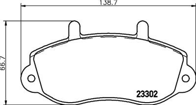 HELLA PAGID 8DB 355 019-321 Číslo výrobce: T9075. EAN: 4082300363630.