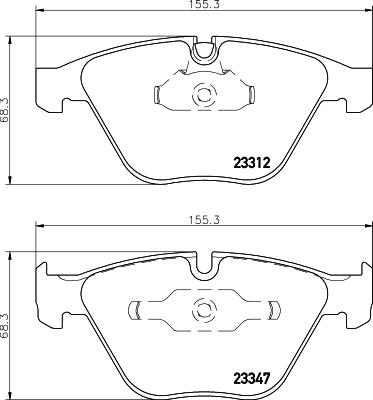 HELLA PAGID 8DB 355 009-271 Číslo výrobce: T1230. EAN: 4082300353587.