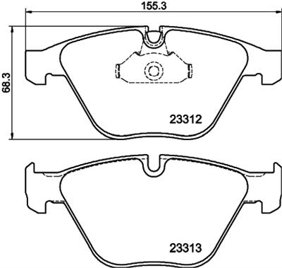 HELLA PAGID 8DB 355 015-391 Číslo výrobce: T1989. EAN: 4082300359701.