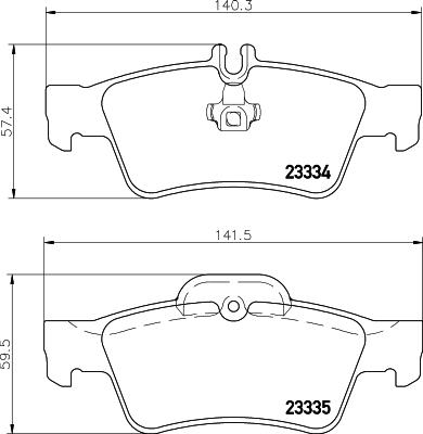 HELLA PAGID 8DB 355 018-751 Číslo výrobce: T5155. EAN: 4082300363067.
