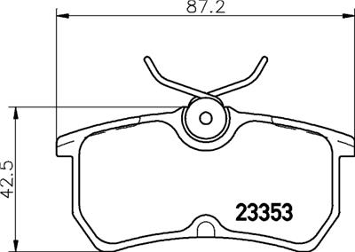 HELLA PAGID 8DB 355 018-411 Číslo výrobce: T5118. EAN: 4082300362725.