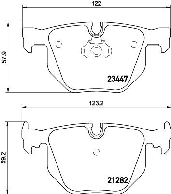 HELLA PAGID 8DB 355 009-331 Číslo výrobce: T1237. EAN: 4082300353648.
