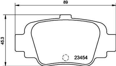 HELLA PAGID 8DB 355 011-551 Číslo výrobce: T1471. EAN: 4082300355864.