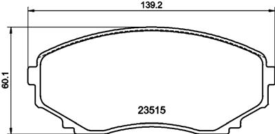 HELLA PAGID 8DB 355 009-641 Číslo výrobce: T1271. EAN: 4082300353952.