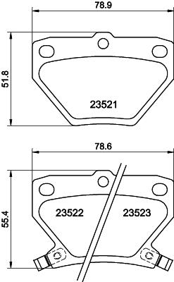 HELLA PAGID 8DB 355 017-221 Číslo výrobce: T3117. EAN: 4082300361537.