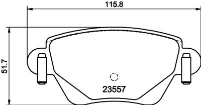 HELLA PAGID 8DB 355 009-081 Číslo výrobce: T1211. EAN: 4082300353396.
