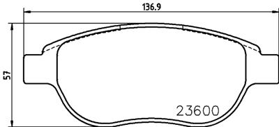 HELLA PAGID 8DB 355 018-871 Číslo výrobce: T5167. EAN: 4082300363180.