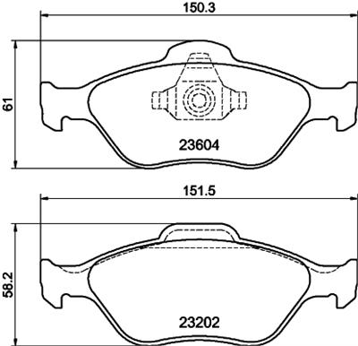 HELLA PAGID 8DB 355 008-901 Číslo výrobce: T1193. EAN: 4082300353211.