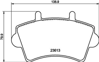HELLA PAGID 8DB 355 010-021 Číslo výrobce: T1310. EAN: 4082300354331.