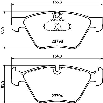 HELLA PAGID 8DB 355 015-031 Číslo výrobce: T1926. EAN: 4082300359343.