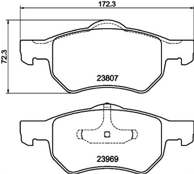 HELLA PAGID 8DB 355 010-641 Číslo výrobce: T1381. EAN: 4082300354959.