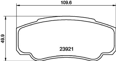 HELLA PAGID 8DB 355 010-411 Číslo výrobce: T1356. EAN: 4082300354720.