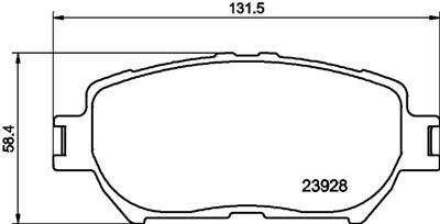 HELLA PAGID 8DB 355 010-431 Číslo výrobce: T1359. EAN: 4082300354744.