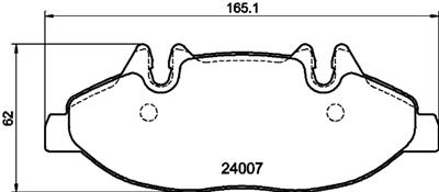 HELLA PAGID 8DB 355 010-651 Číslo výrobce: T1382. EAN: 4082300354966.