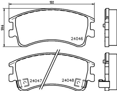 HELLA PAGID 8DB 355 011-141 Číslo výrobce: T1429. EAN: 4082300355451.