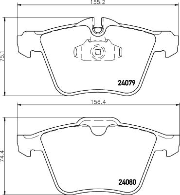HELLA PAGID 8DB 355 016-291 Číslo výrobce: T2171. EAN: 4082300360608.