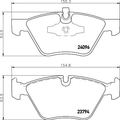 HELLA PAGID 8DB 355 011-941 Číslo výrobce: T1509. EAN: 4082300356250.