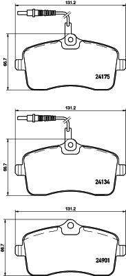 HELLA PAGID 8DB 355 020-671 Číslo výrobce: T2268. EAN: 4082300492323.