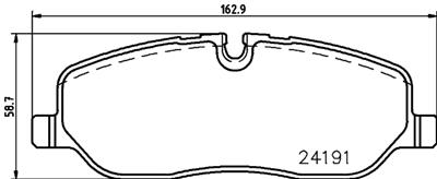 HELLA PAGID 8DB 355 011-971 Číslo výrobce: T1513. EAN: 4082300356281.