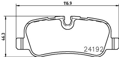 HELLA PAGID 8DB 355 011-981 Číslo výrobce: T1514. EAN: 4082300356298.