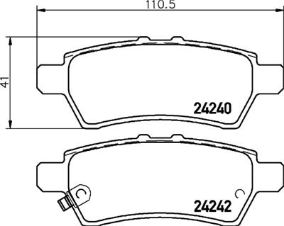 HELLA PAGID 8DB 355 012-081 Číslo výrobce: T1523. EAN: 4082300356397.