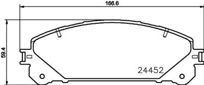 HELLA PAGID 8DB 355 015-461 Číslo výrobce: T1997. EAN: 4082300359770.
