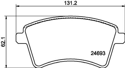 HELLA PAGID 8DB 355 013-961 Číslo výrobce: T1773. EAN: 4082300358278.