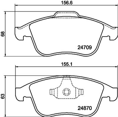 HELLA PAGID 8DB 355 014-801 Číslo výrobce: T1895. EAN: 4082300359114.