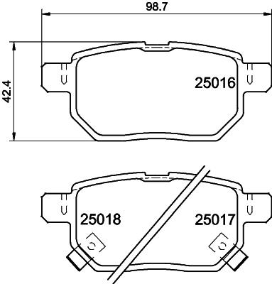 HELLA PAGID 8DB 355 014-991 Číslo výrobce: T1921. EAN: 4082300359305.