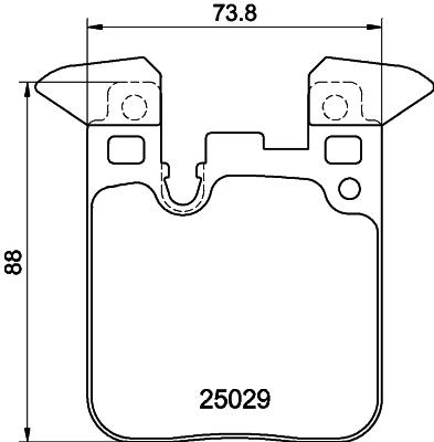 HELLA PAGID 8DB 355 021-341 Číslo výrobce: T3143. EAN: 4082300492996.