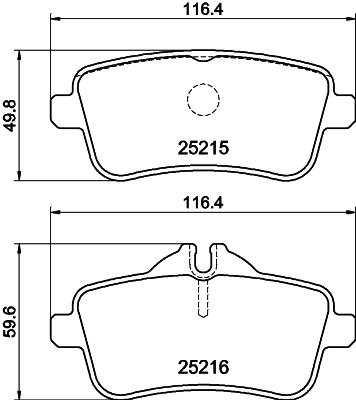 HELLA PAGID 8DB 355 019-841 Číslo výrobce: T2189. EAN: 4082300403657.