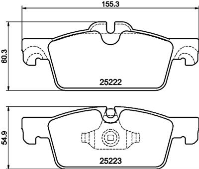 HELLA PAGID 8DB 355 041-101 Číslo výrobce: T2931. EAN: 4082300812985.