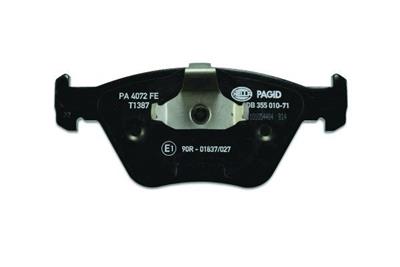 HELLA PAGID 8DB 355 010-711 Číslo výrobce: T1387. EAN: 4082300355024.