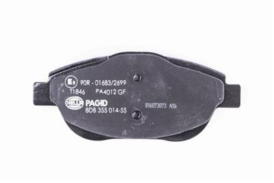 HELLA PAGID 8DB 355 014-551 Číslo výrobce: T1846. EAN: 4082300358865.